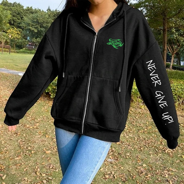 South Shore NEVER GIVE UP Full Zip
