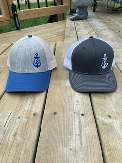 SS Turtle and Anchor Adjustable Cap